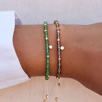 Jade Beaded String Bracelet Gallery Thumbnail