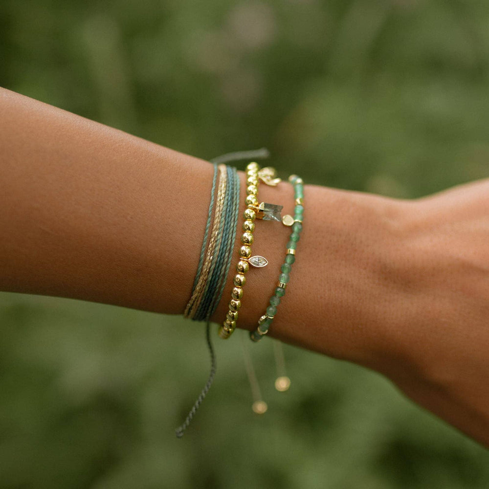 Jade Beaded String Bracelet 6