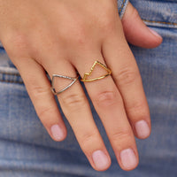 Outdoorsy Gals Mountain Statement Ring Gallery Thumbnail
