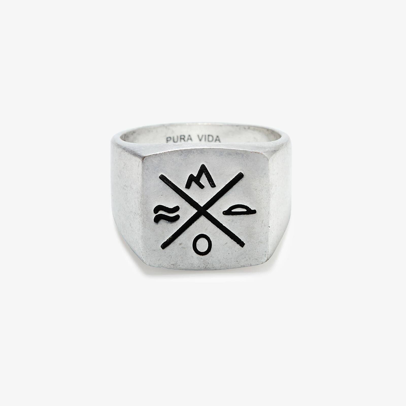 Men's Compass Signet Ring | Black Metal | Rings for Men | Men's Stylish Jewelry & Accessories | Pura Vida