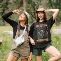 Black Stone Wash Outdoorsy Gals Tee Gallery Thumbnail