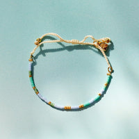 World Water Day Mixed Seed Bead Bracelet Gallery Thumbnail