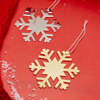 Engravable Snowflake Ornament Gallery Thumbnail