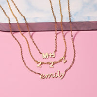 Name Charm Necklace Gallery Thumbnail