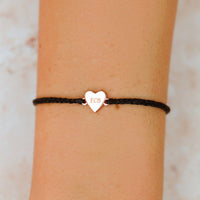 Engravable Heart Charm Bracelet Gallery Thumbnail