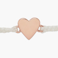 Engravable Heart Charm Bracelet