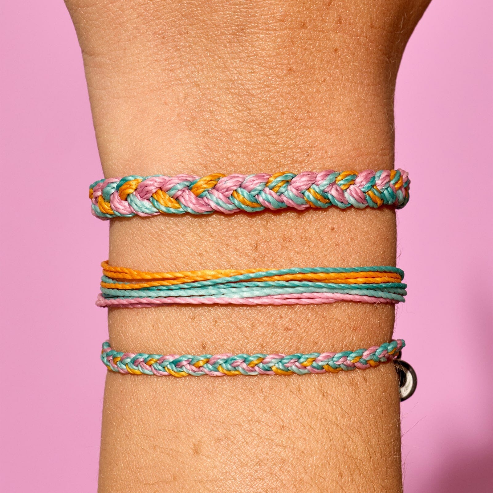 【美品】フミエタナカ　clear yarn bracelet Canary Bracelet