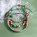 Under the Mistletoe Braided Bracelet