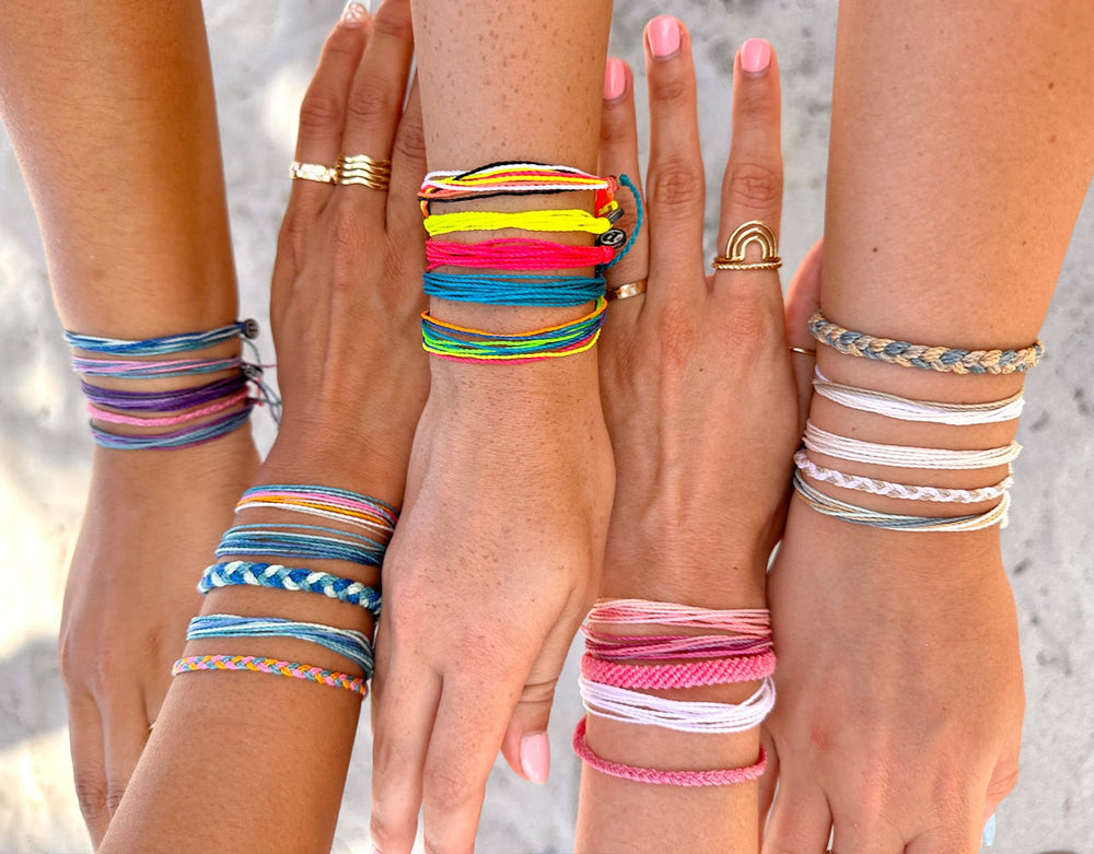 Pura Vida-style Bead Accent Bracelet/anklet Choose Your Color, Adjustable  String Stack Bracelets, Surfer Bracelet, Friendship Bracelet - Etsy