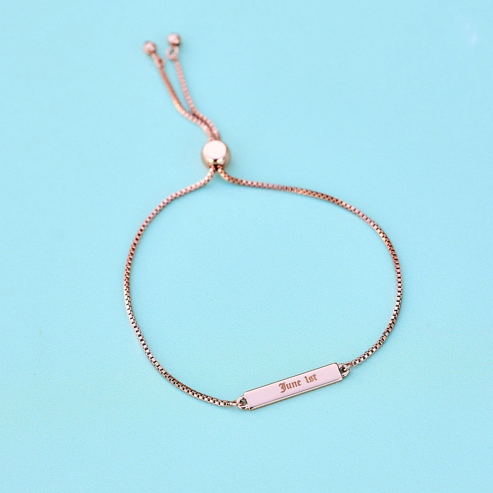 Engravable Double-Sided Bar Bracelet 19