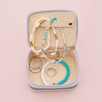 Mini Retro Stripe Jewelry Case Gallery Thumbnail