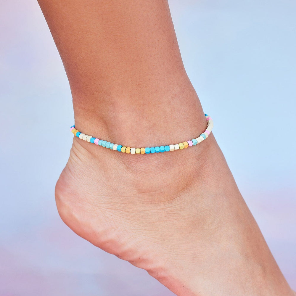 Bahama Bead Stretch Anklet 6