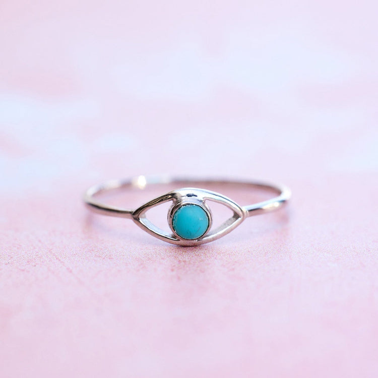 Gemstone Eye Ring