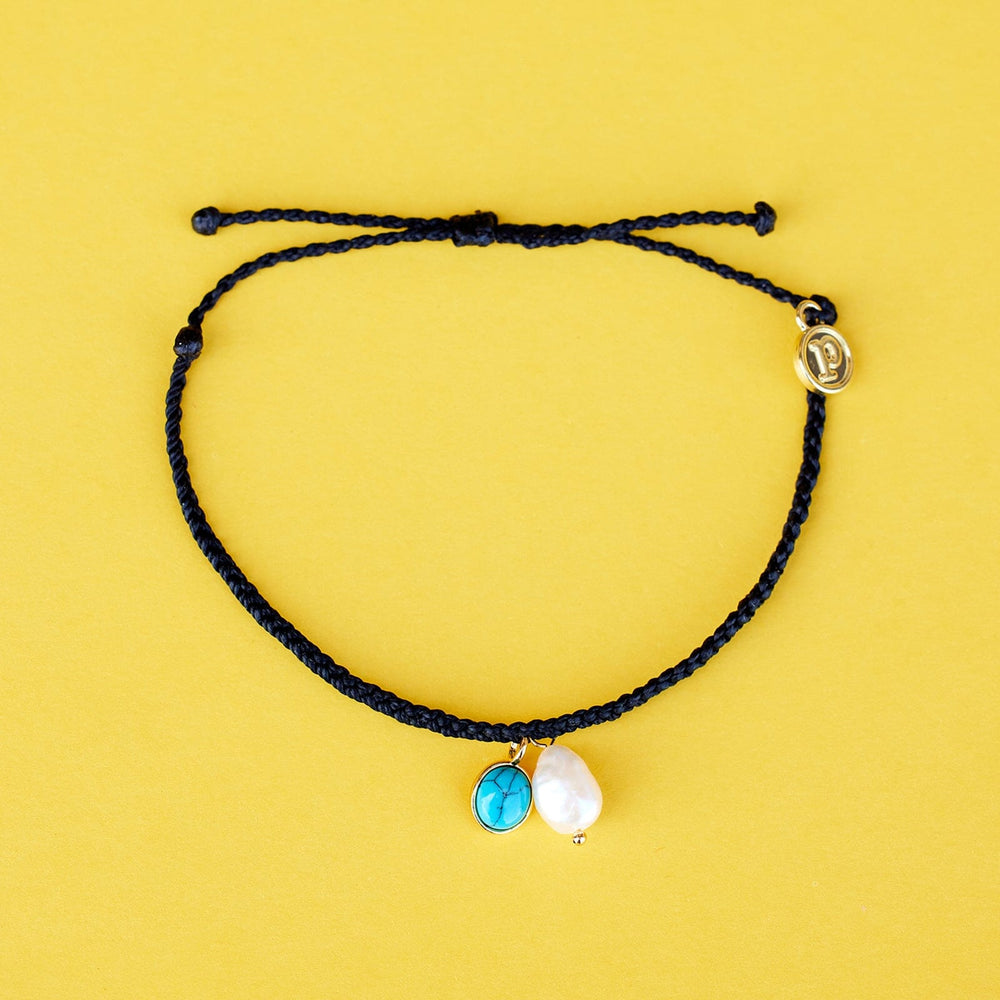 Pearl & Turquoise Charm Bracelet 5