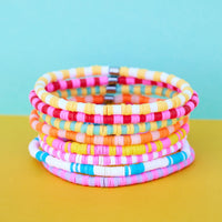 Vacation Vibes Stretch Bracelet Set of 8 Gallery Thumbnail
