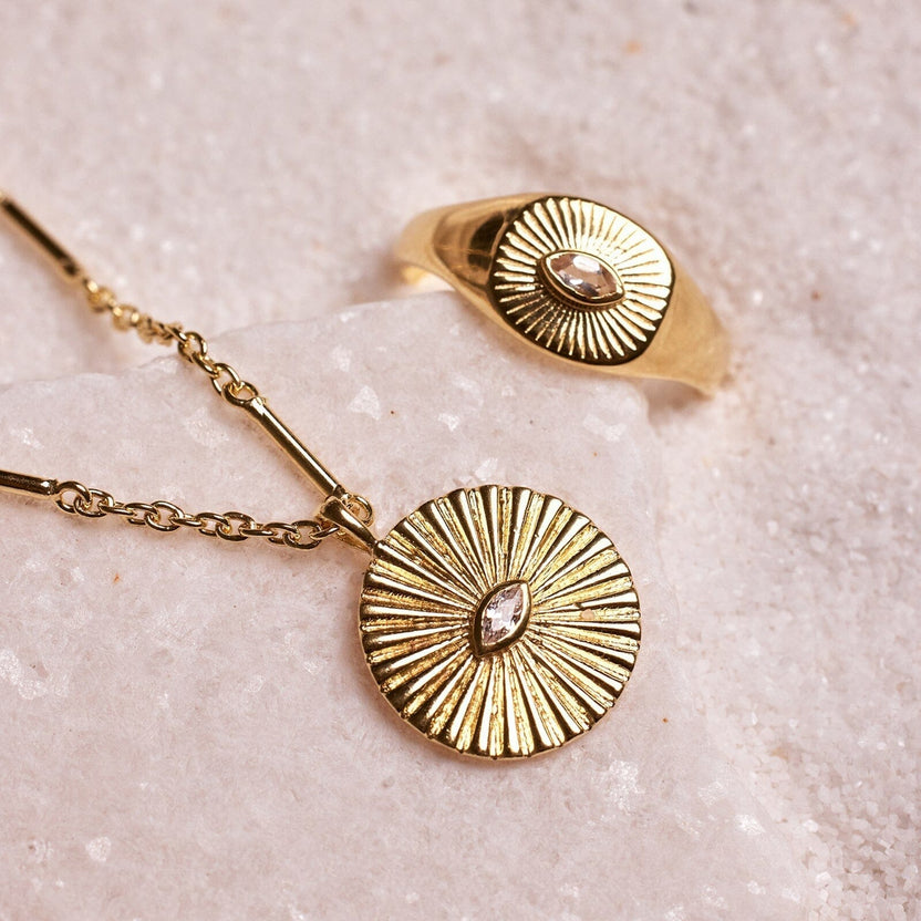 LuxeGuardian Eye Necklace main image 0