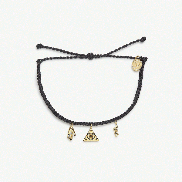 Mystics Mixed Gold Charm Bracelet