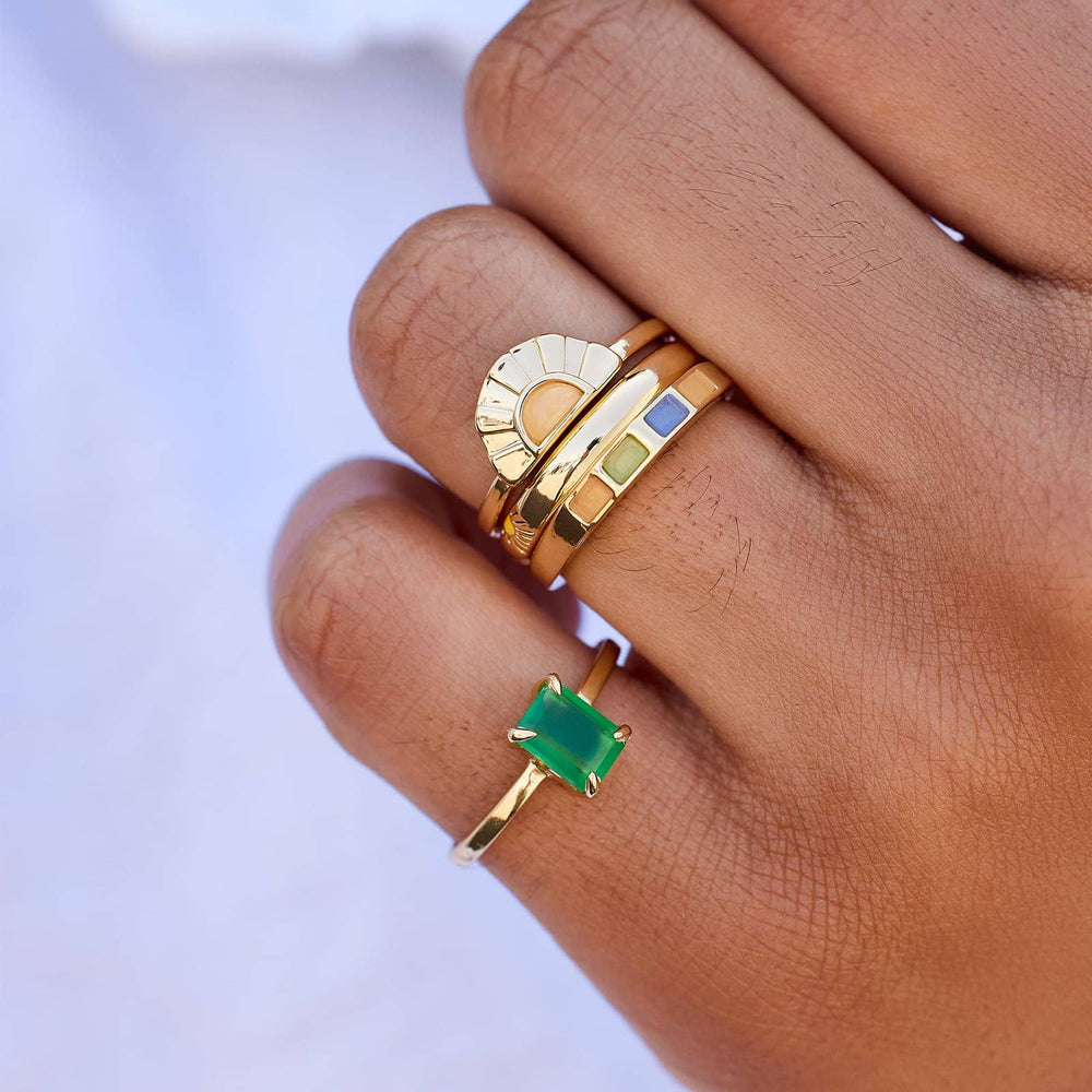 Emerald Statement Ring