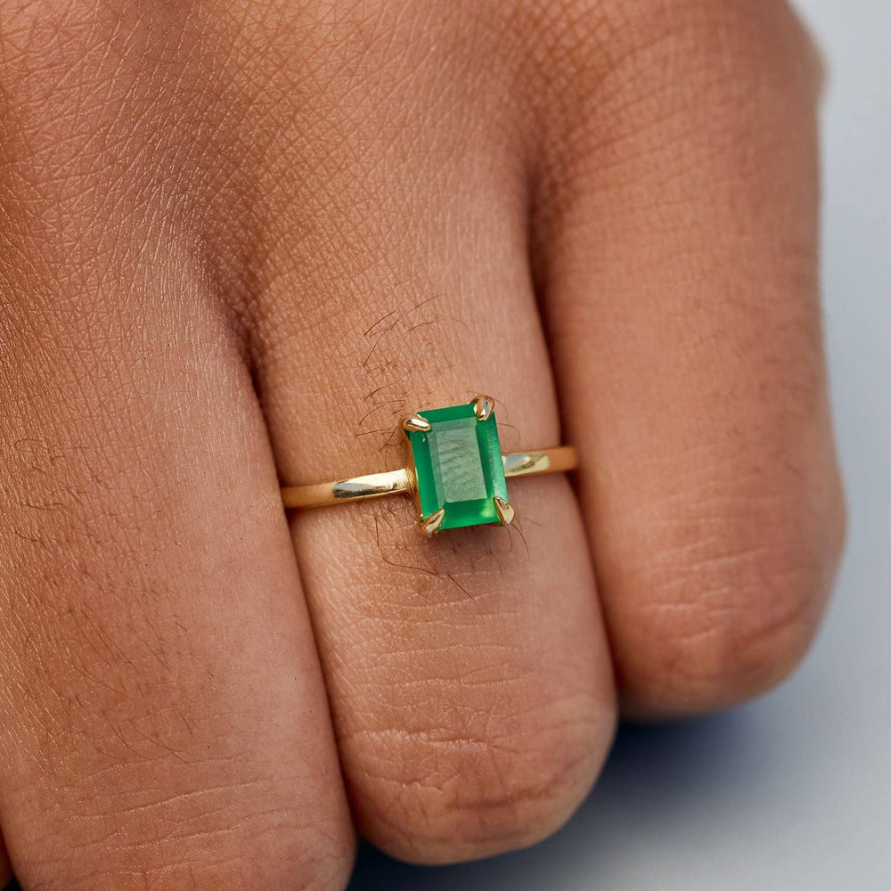Emerald Statement Ring