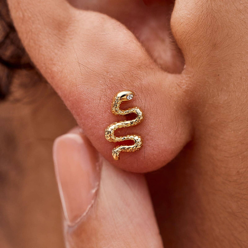 Snake Stud Earrings 3