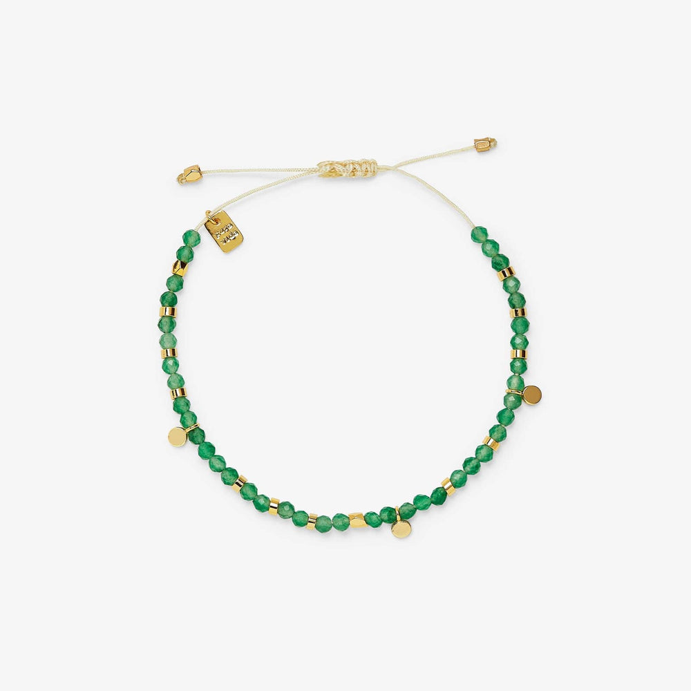 Jade Beaded String Bracelet 1