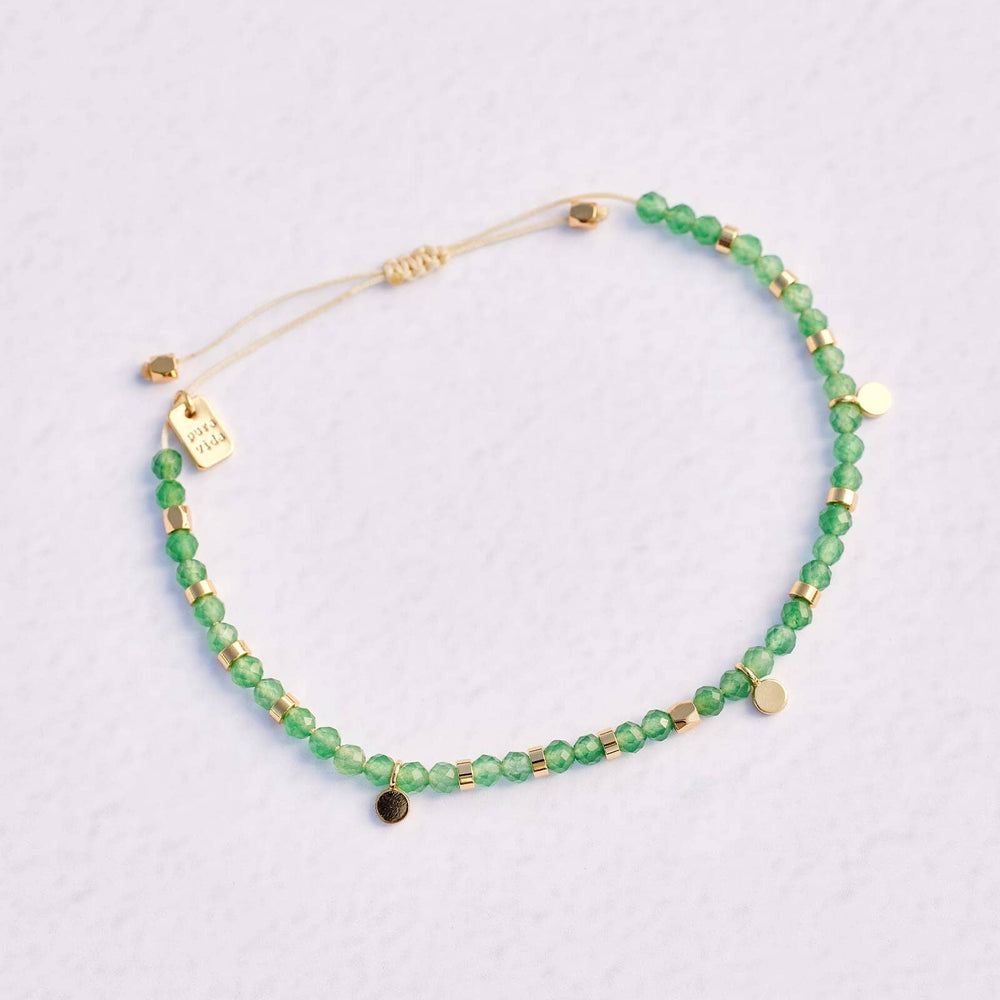 Jade Beaded String Bracelet 2