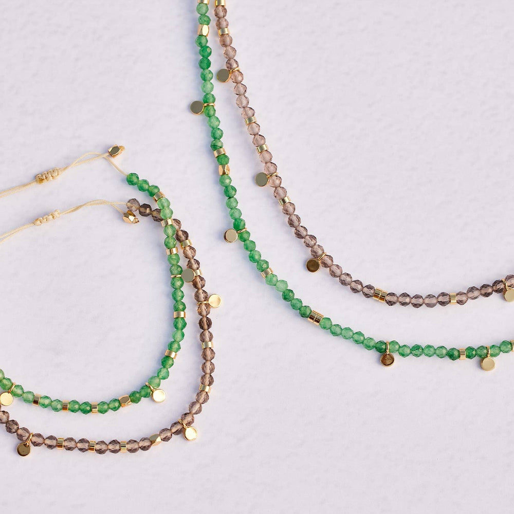 Jade Beaded String Bracelet 4