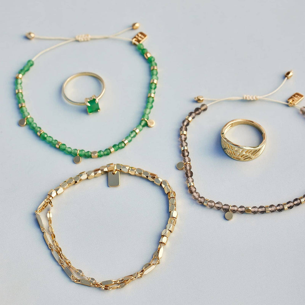 Jade Beaded String Bracelet 8