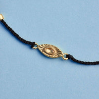 Sunburst Eye Gold Charm Bracelet Gallery Thumbnail