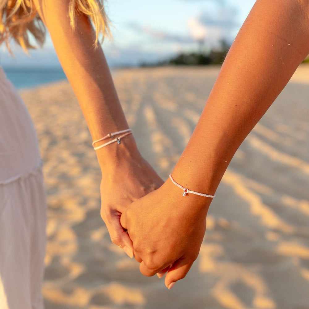Dainty Women's Adjustable Bracelet,Handmade Silver Beads Jewelry Friendship  Day — Discovered