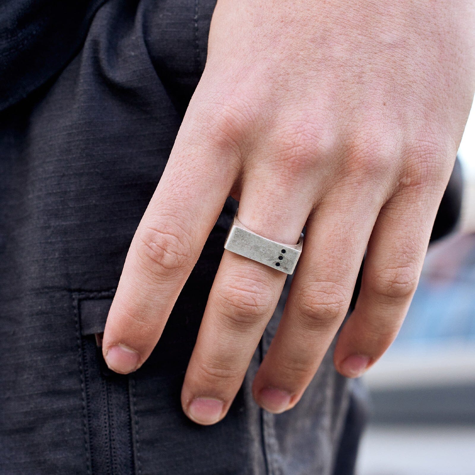 Personalised Initials Men's Silver Signet Ring By Scarlett Off The Map  Jewellery | notonthehighstreet.com