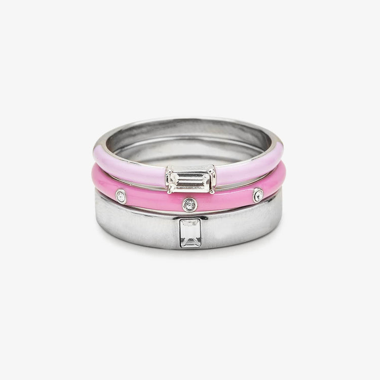 Boarding for Breast Cancer Ring Stack