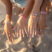 Boarding for Breast Cancer Ring Stack Gallery Thumbnail