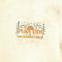Sand Tie Dye Outdoorsy Gals Tee Gallery Thumbnail