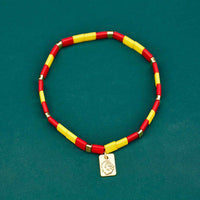 Gryffindor™ Tile Bead Stretch Bracelet Gallery Thumbnail