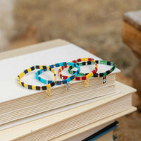 Hufflepuff™ Tile Bead Stretch Bracelet Gallery Thumbnail
