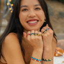 Slytherin™ Tile Bead Stretch Bracelet