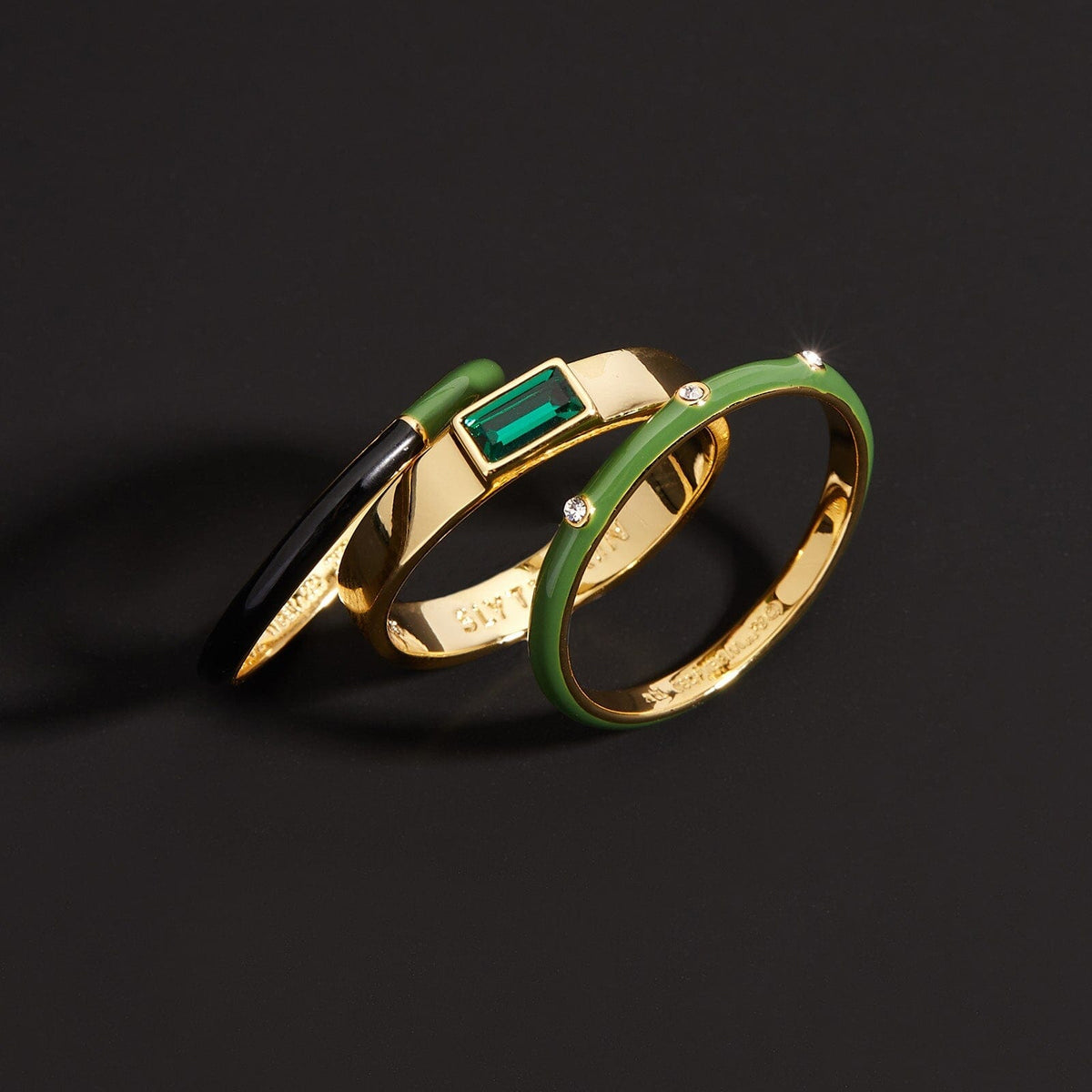 Slytherin™ 3 Ring Stack