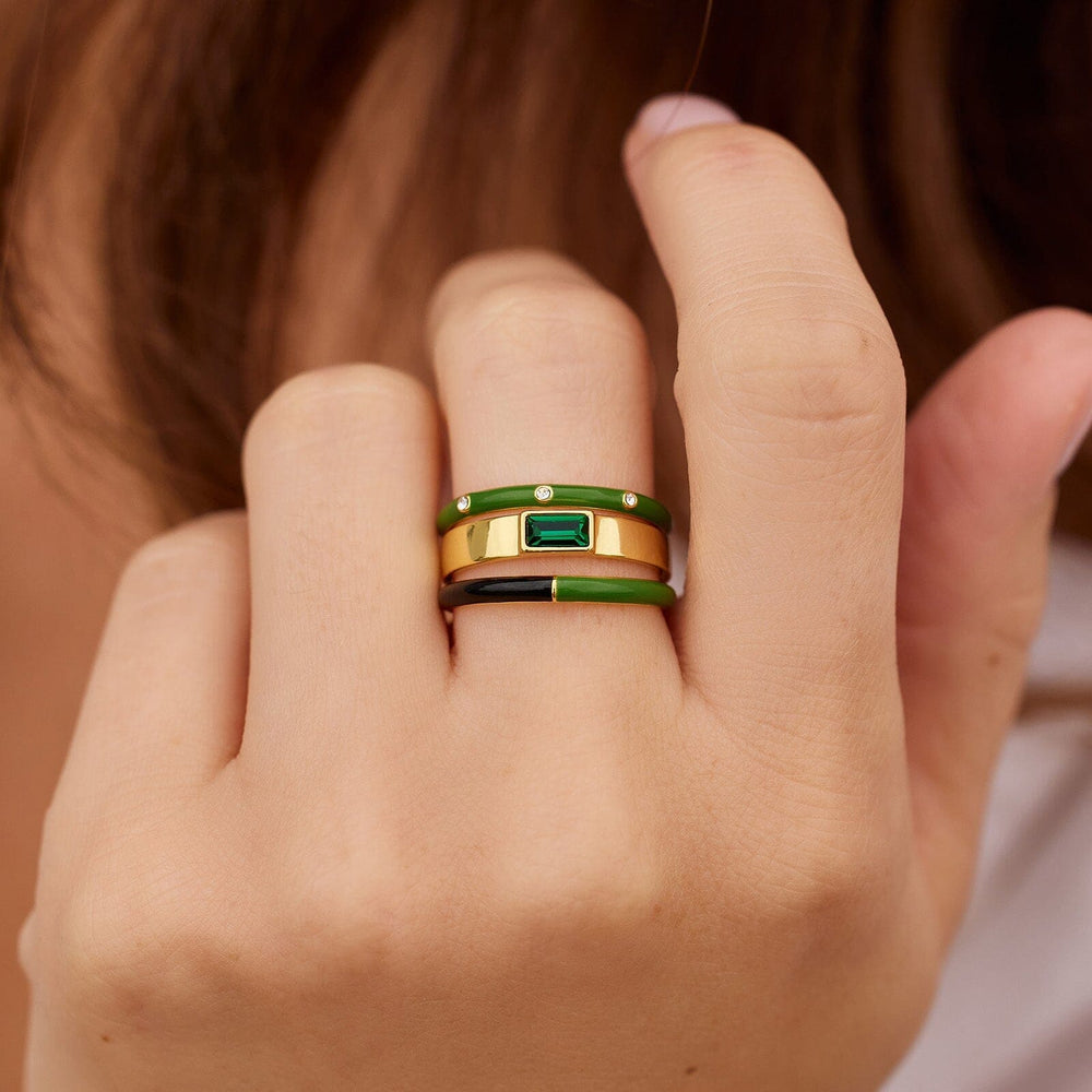 Slytherin™ 3 Ring Stack 4
