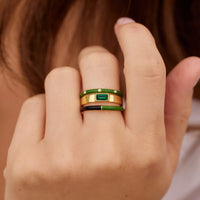 Slytherin™ 3 Ring Stack Gallery Thumbnail