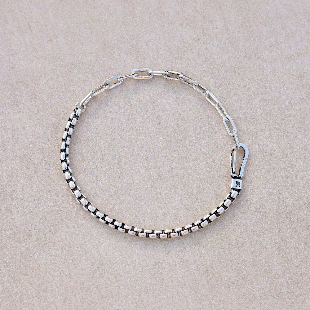 Men's Carabiner Clasp Chain Bracelet 12