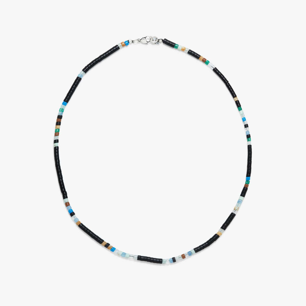 Men's Mixed Seed Bead Necklace 1