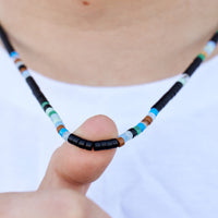 Men's Mixed Seed Bead Necklace Gallery Thumbnail