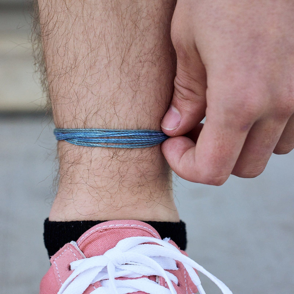 Blue Anklet String Men's Alpine Blue Anklet