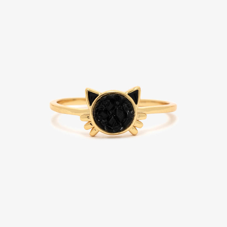 Druzy Cat Ring