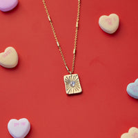 Heart Burst Pendant Necklace Gallery Thumbnail