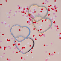 Oversized Heart Hoop Earrings Gallery Thumbnail