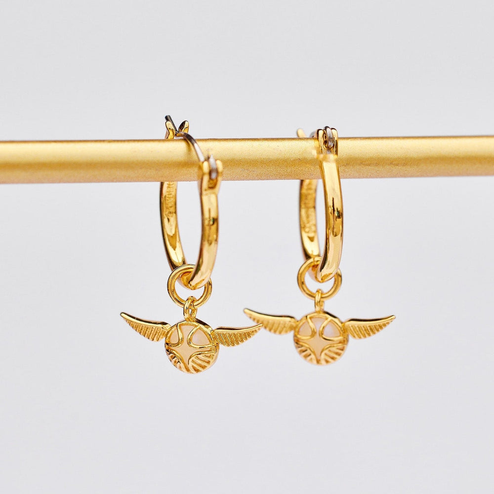 Golden Snitch Hoop Earrings 5