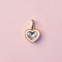Harper Stone & Enamel Heart Charm Gallery Thumbnail