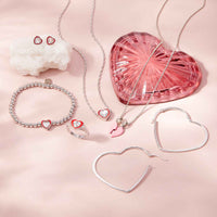 Harper Enamel BFF Heart Charm Set Gallery Thumbnail